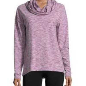 Gaiam Yoga coverup, cowl neck hoody, size small.